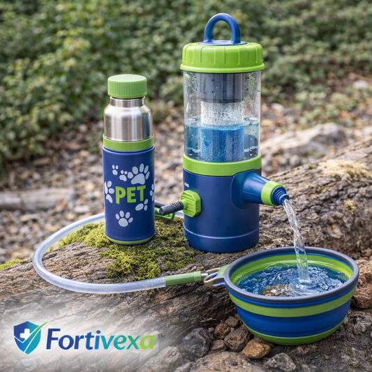 Portable Pet Hydration & Water Filtration System