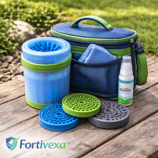 Portable Pet Paw Cleaner & Hygiene Kit